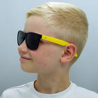 Smarty Sunglasses X2133 B Black Yellow Grey