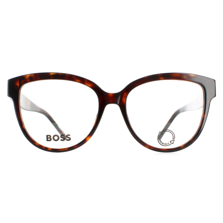 Hugo Boss Glasses Frames BOSS 1387 086 Dark Havana Women