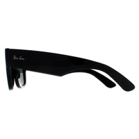 Ray-Ban Sunglasses RB0840S Mega Wayfarer 901/31 Polished Black Green