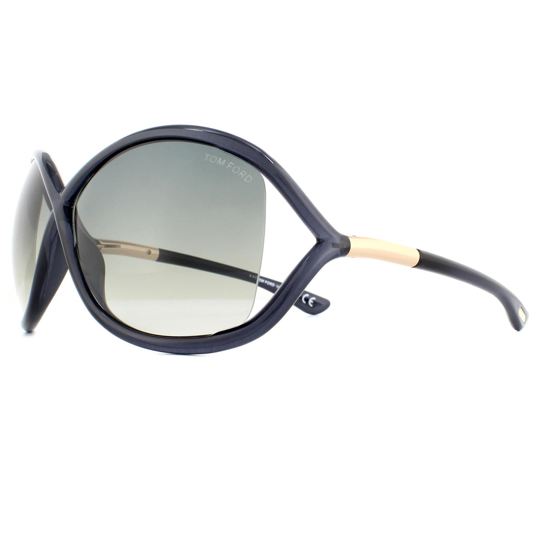 Tom Ford Sunglasses 0009 Whitney 0B5 Crystal Grey Grey Gradient