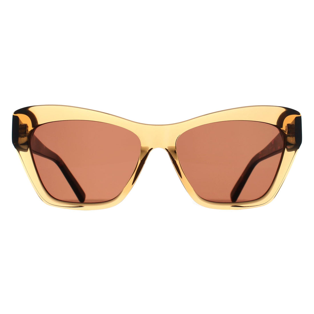 DKNY Sunglasses DK535S 730 Crystal Amber Brown