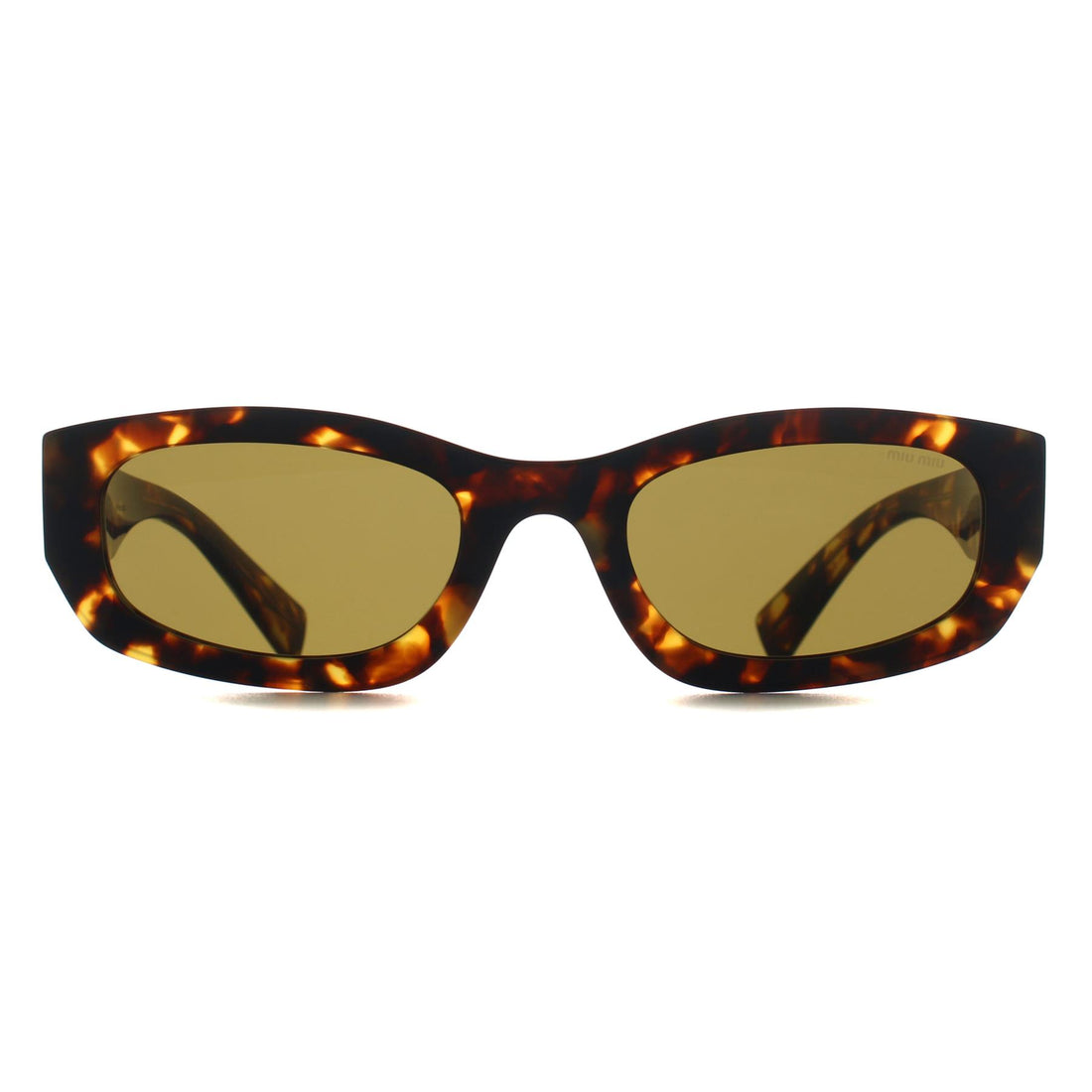Miu Miu Sunglasses MUB04S 14L09Z Havana Honey Dark Brown