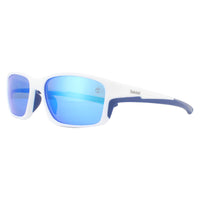 Timberland Sunglasses TB9172 21D White Blue Mirror Polarized