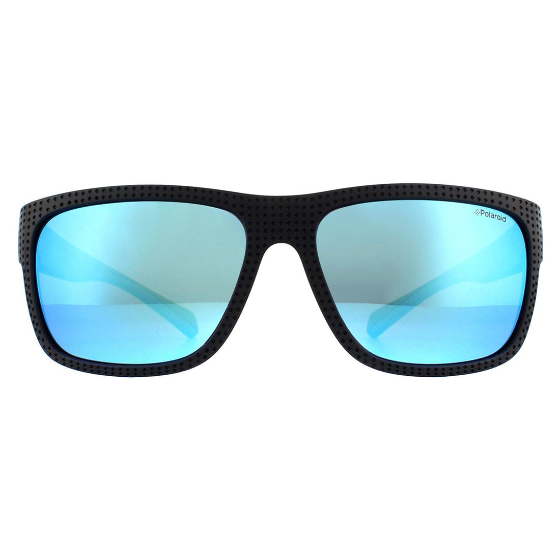 Polaroid Sport PLD 7025/S Sunglasses Black Blue Mirror Polarized
