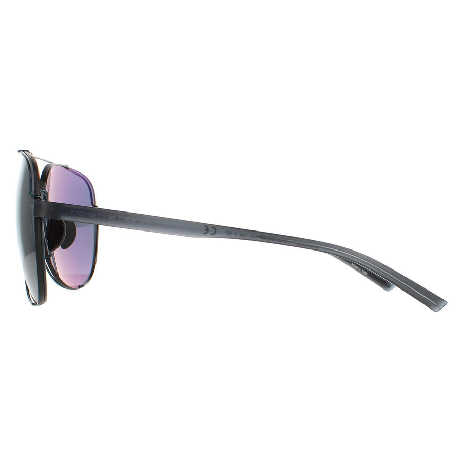 Porsche Design Sunglasses P8682 C Matte Black Dark Grey