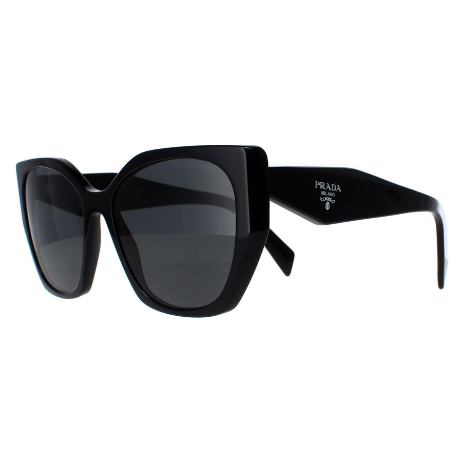Prada Sunglasses PR19ZS 1AB5S0 Black Dark Grey