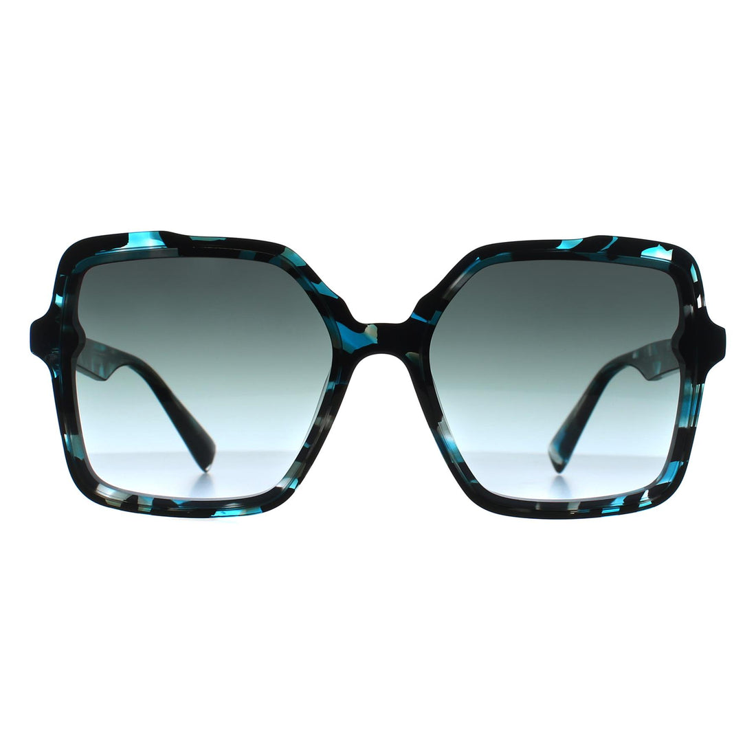 Ana Hickmann Sunglasses HI9195 G22 Blue Havana Blue Gradient