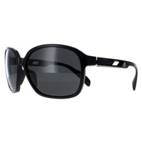 Adidas Sunglasses SP0013 01A Shiny Black Contrast Grey