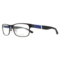Tommy Hilfiger Glasses Frames TH 1284 FO3 Matte Black Blue White Dark Men