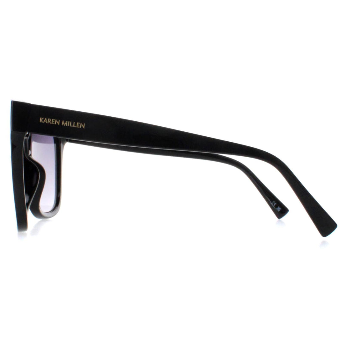 Karen Millen Sunglasses KM5052 001 Black Dark Grey Gradient