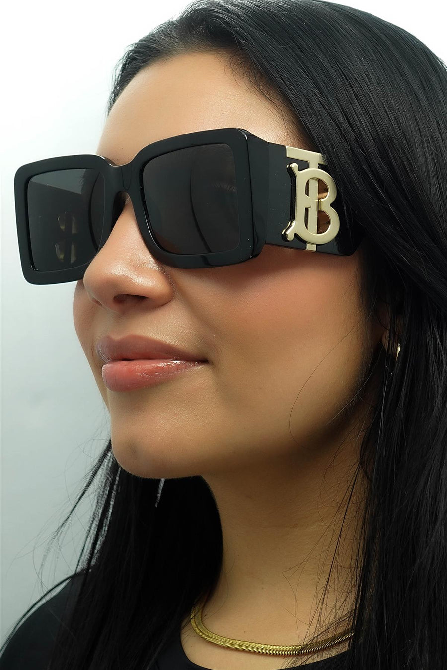 Burberry Sunglasses BE4406U 300187 Black Dark Grey