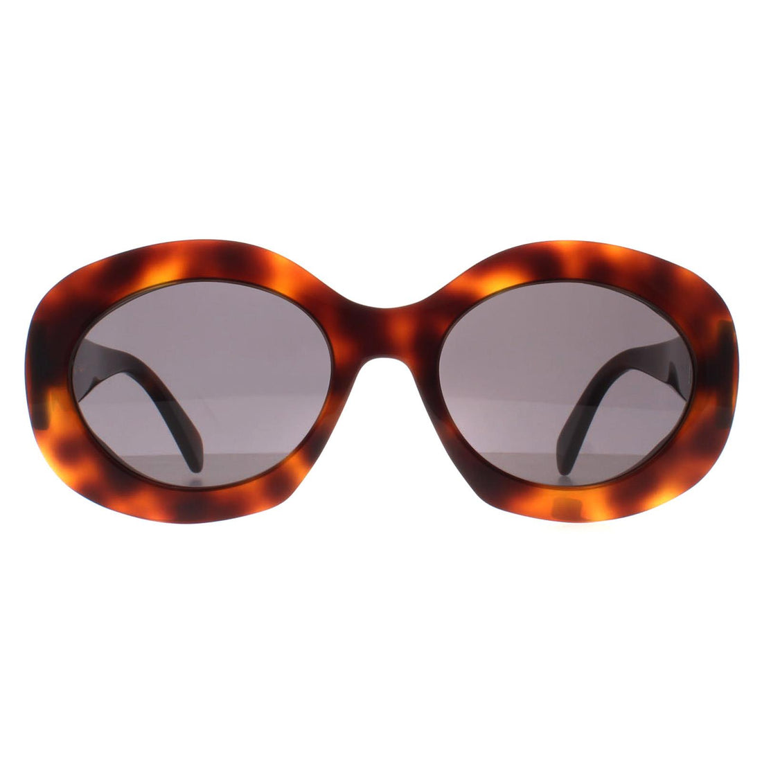 Celine Sunglasses Triomphe CL40292U 53A Blonde Havana Smoke Grey