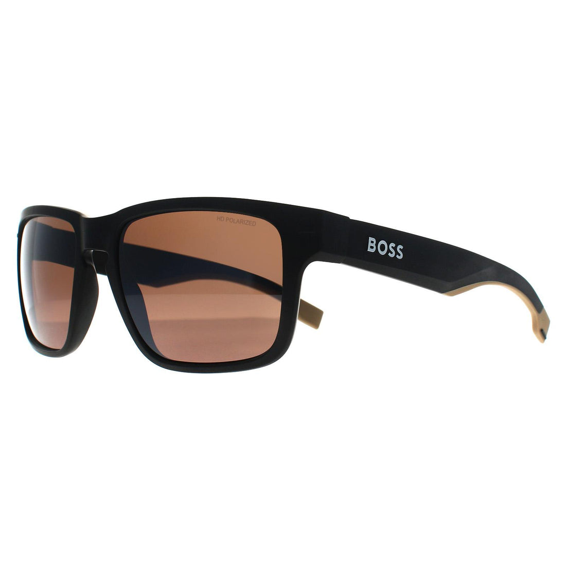 Hugo Boss Sunglasses BOSS 1497/S 087 6A Matte Black Brown Polarized