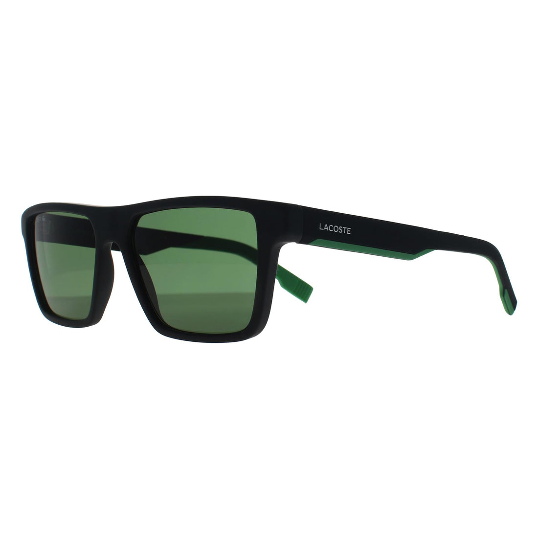 Lacoste Sunglasses L998S 002 Matte Black Green