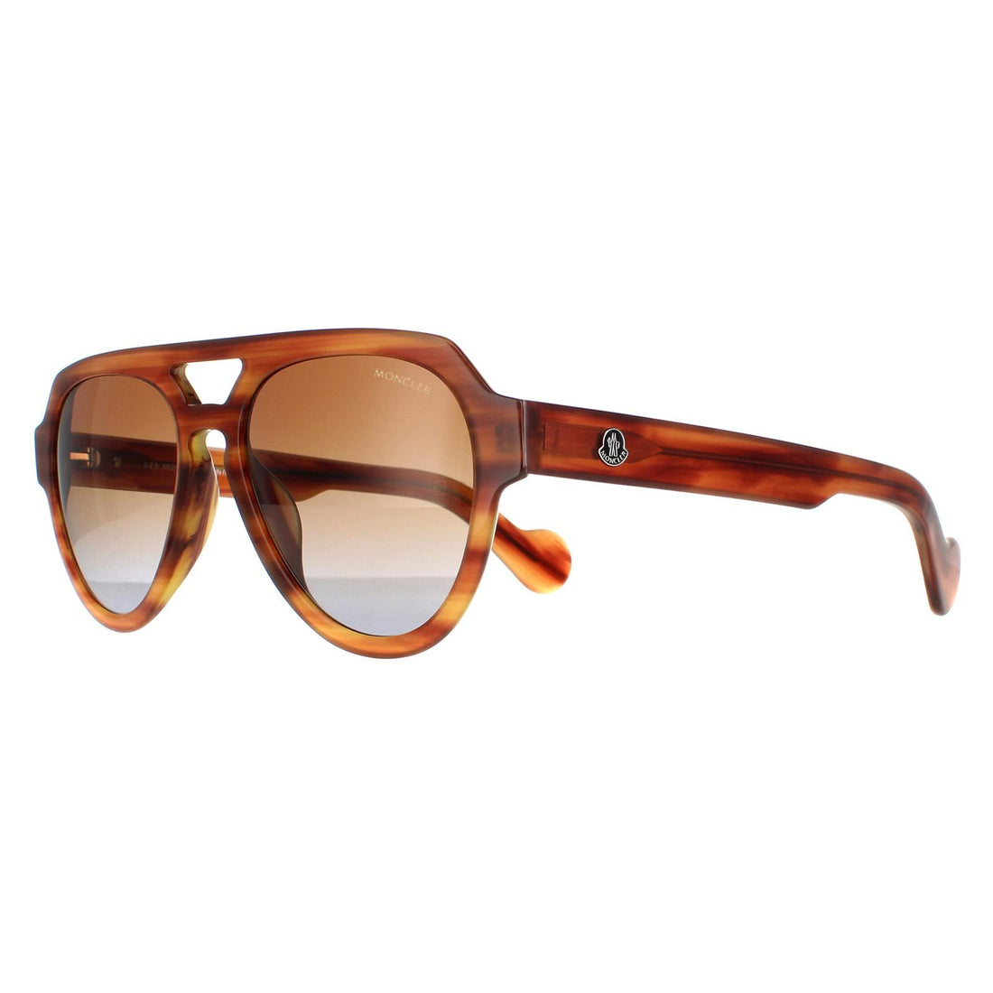 Moncler Sunglasses ML0094 54E Havana Brown Brown