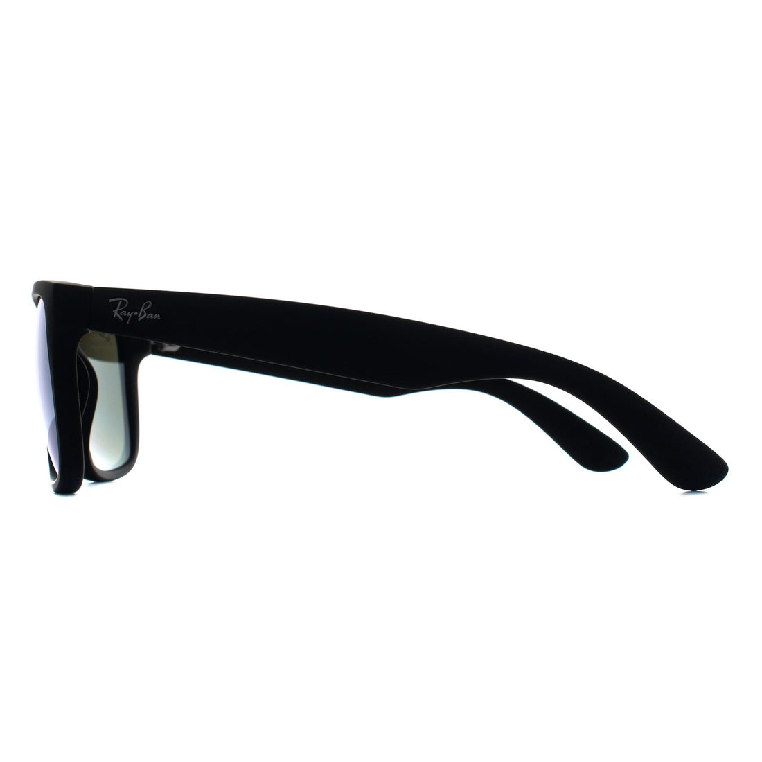 Ray-Ban Sunglasses RB4165 Justin 622/Y4 Rubber Black Silver Mirror Polarized