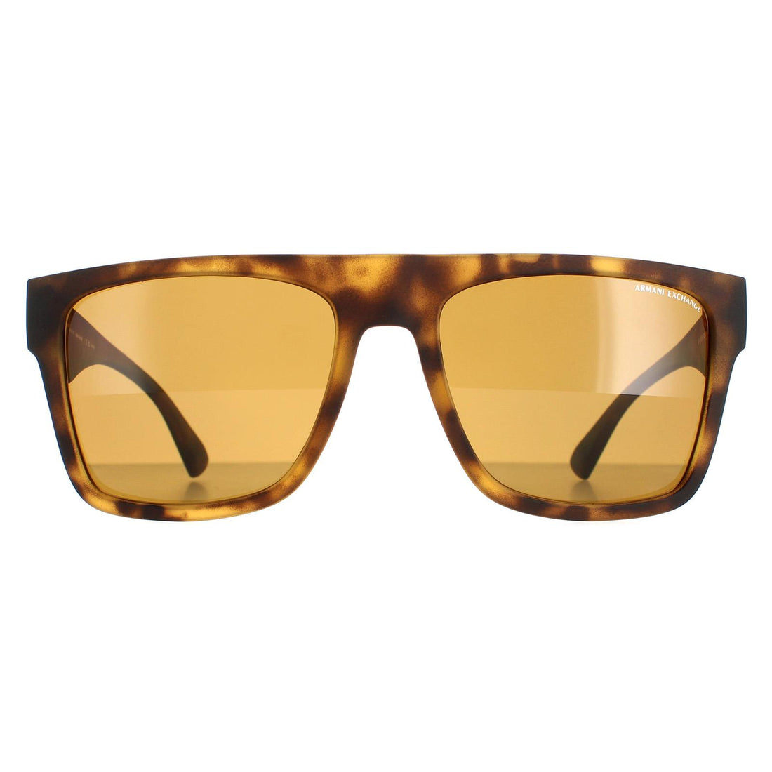 Armani Exchange AX4113S Sunglasses Matte Havana / Bronze Polarized