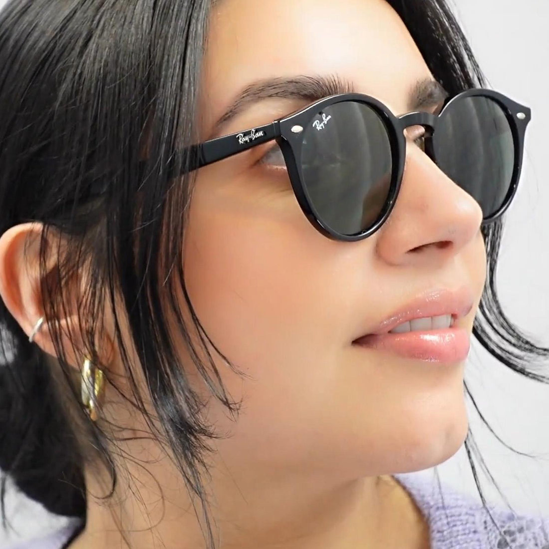 Ray-Ban Sunglasses 2180 601/71 Black Green
