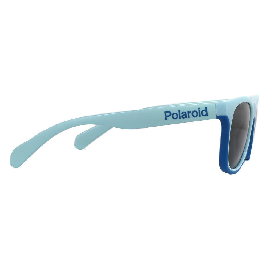 Polaroid Kids Sunglasses PLD 8041/S 2X6 M9 Azure Turquoise Grey Polarized