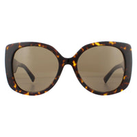 Versace VE4387 Sunglasses Havana / Dark Brown
