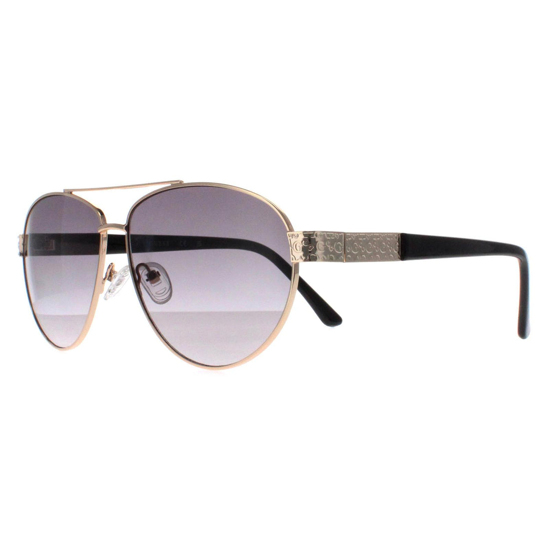 Guess Sunglasses GF0414 32B Gold Smoke Gradient