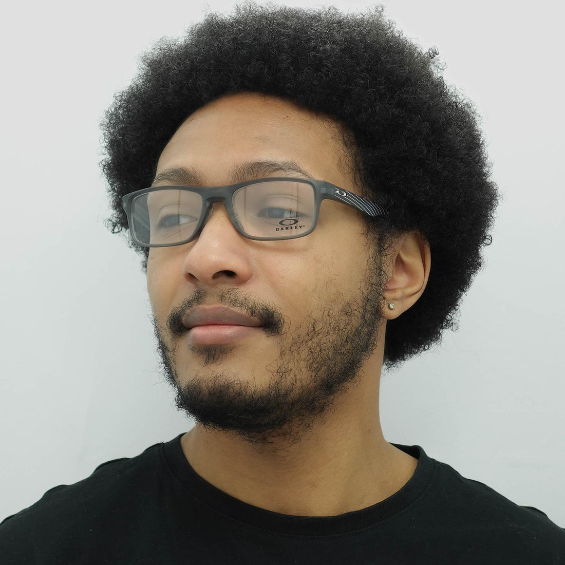 Oakley Glasses Frames OX8081 Plank 2.0 8081-17 Satin Grey Smoke Men