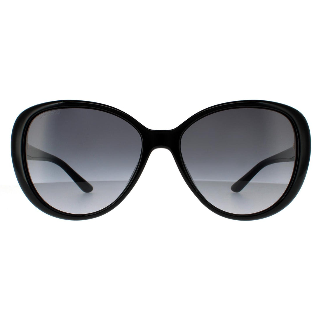 Jimmy Choo AMIRA/G/S Sunglasses Black Dark Grey Gradient