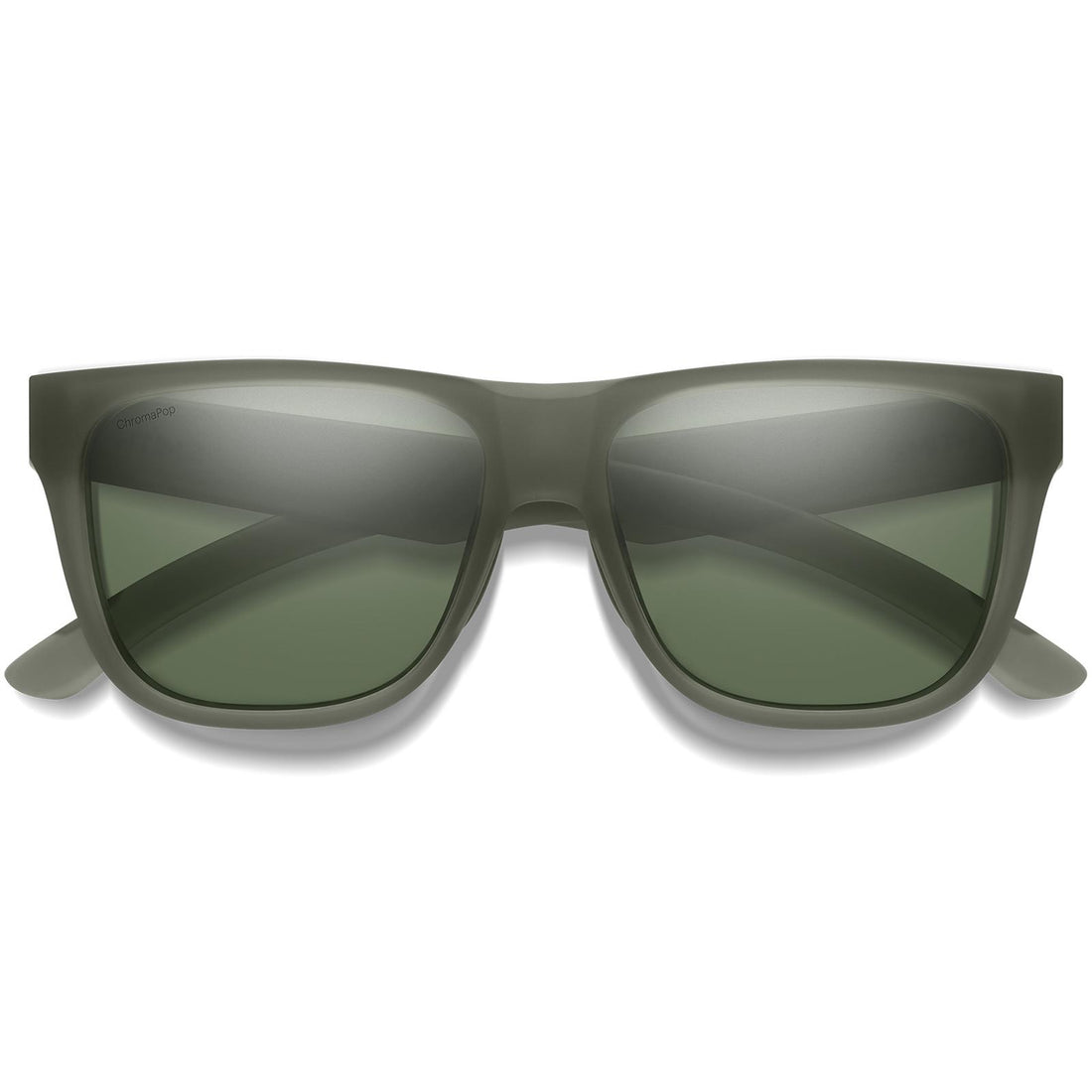Smith Sunglasses Lowdown 2 B59 L7 Matte Moss Crystal ChromaPop Grey Green Polarized