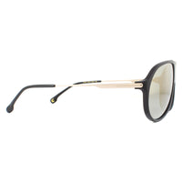 Carrera Sunglasses Hot 65 I46/JO Matte Black Gold Grey Bronze Mirrored