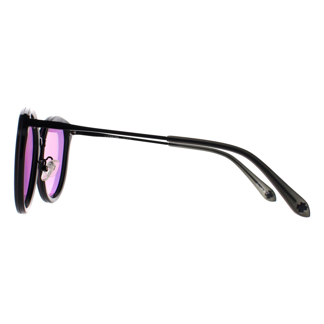 Spy Sunglasses Colada 6700000000009 Matte Transparent Grey Gloss Black Rose Mirror