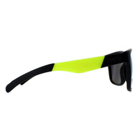 Smith Sunglasses Lowdown XL PGC XB Matte Black Yellow Chromapop Silver Mirror