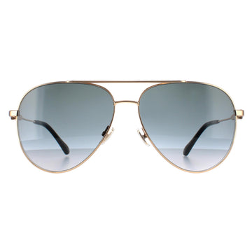 Jimmy Choo Sunglasses OLLY/S 2M2 9O Black Gold Dark Grey Gradient