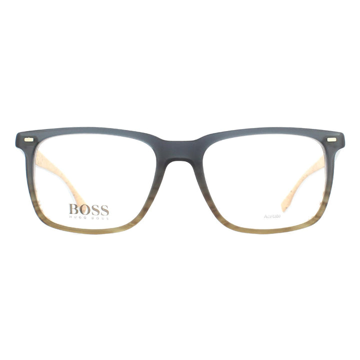 Hugo Boss BOSS 0884 Glasses Frames Blue Brown and Horn Palladium