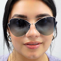 Tiffany Sunglasses 3063 60074L Black Blue Gradient