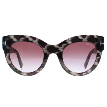 Tom Ford Sunglasses Lucilla FT1063 56Z Havana Marble Violet Gradient