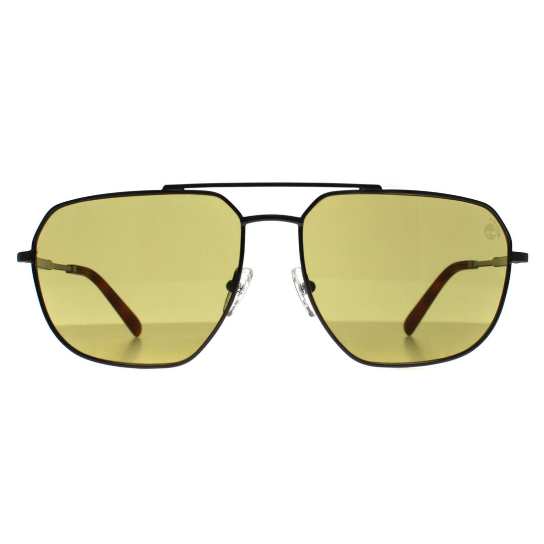 Timberland Sunglasses TB00009 06H Shiny Dark Nickeltin Brown Polarized