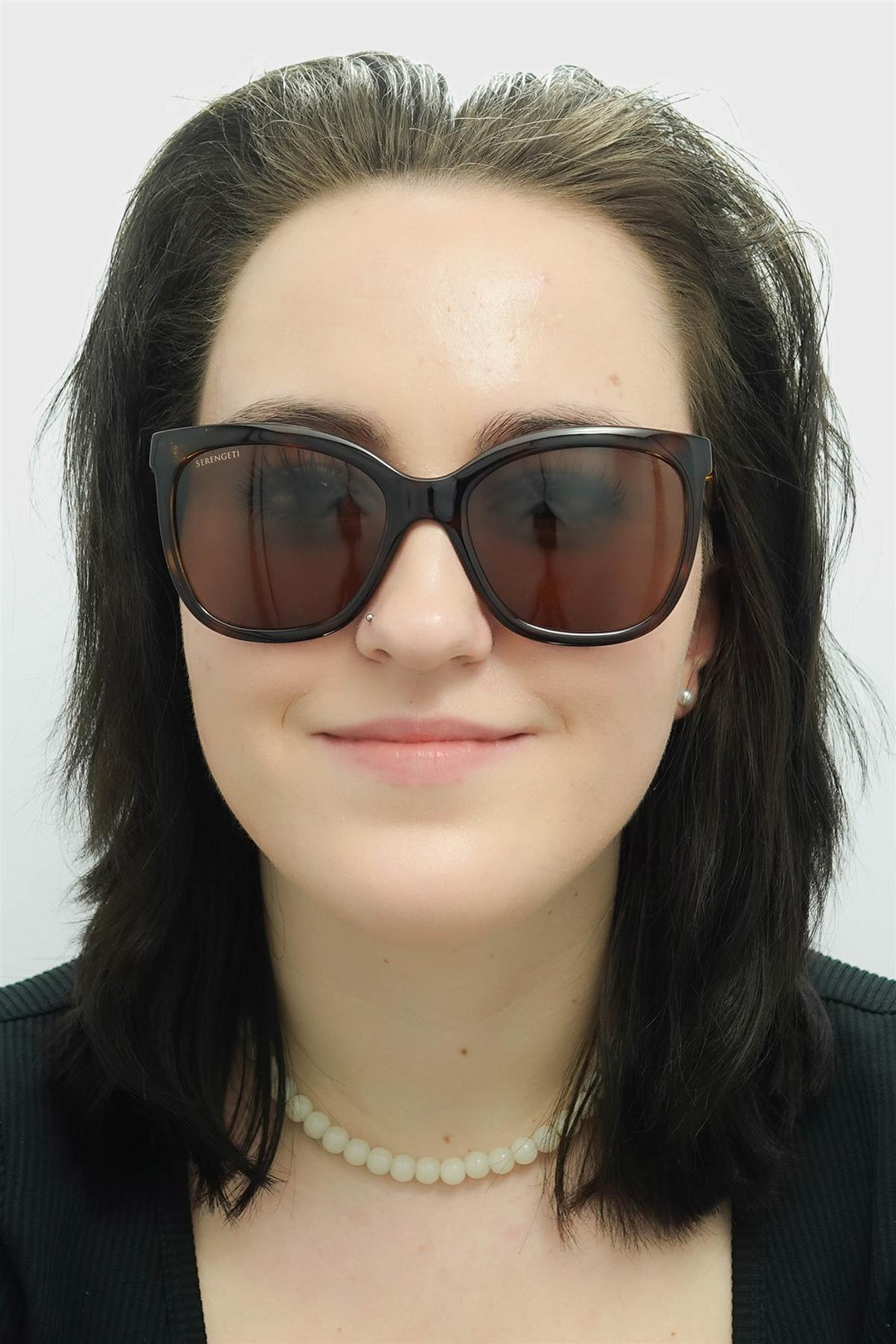 Serengeti Sunglasses Agata 8994 Shiny Tortoise Mineral Polarized Drivers Brown