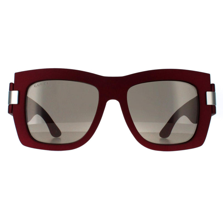 Gucci Sunglasses GG1688S 003 Red with Silver Grey with Light Silver Mirror