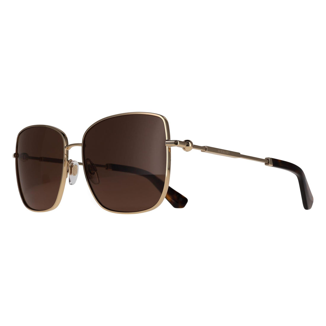 Burberry Sunglasses BE3158 110973 Light Gold Dark Brown