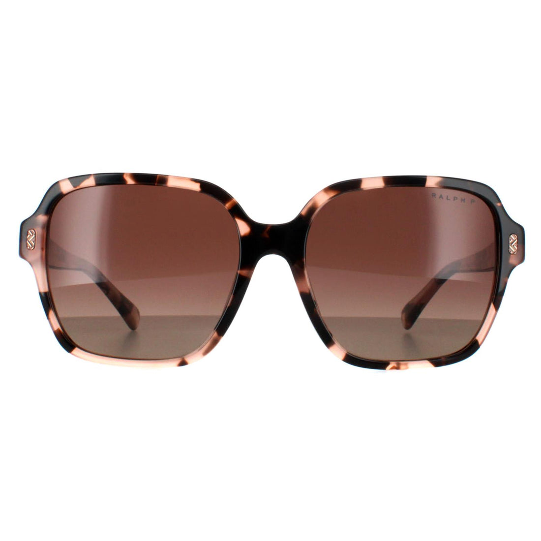 Ralph by Ralph Lauren Sunglasses RA5304U 6058T5 Shiny Pink Havana Brown Gradient Polarized