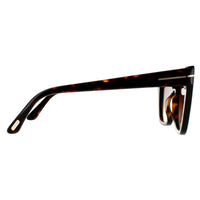 Tom Ford Sunglasses Poppy FT0846 52F Dark Havana Brown Gradient