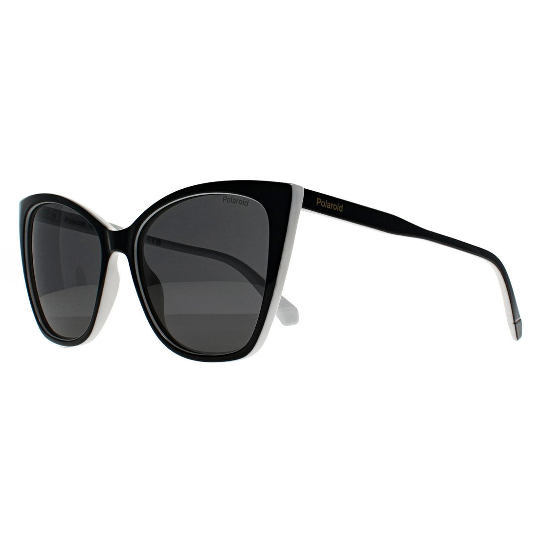 Polaroid Sunglasses PLD 4181/S 80S M9 Black White Grey Polarized