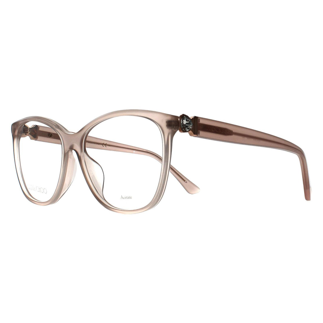 Jimmy Choo Glasses Frames JC318/G FWM Nude Pink Women