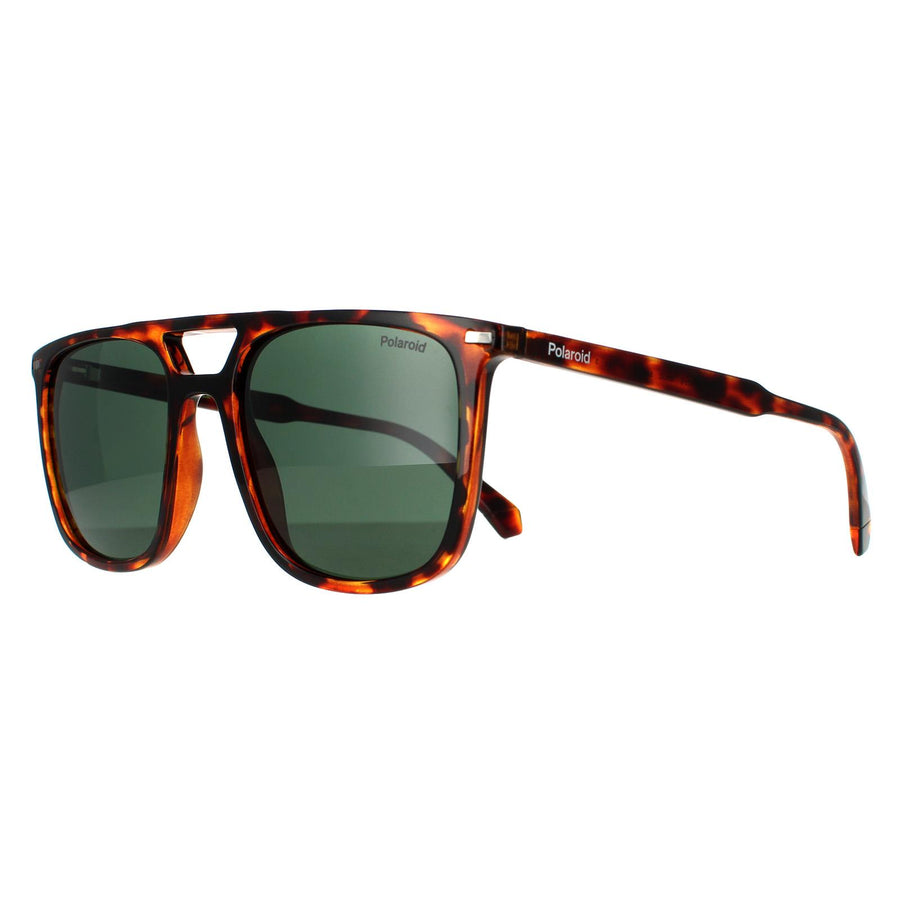 Polaroid Sunglasses PLD 4123/S 086 UC Dark Havana Green Polarized