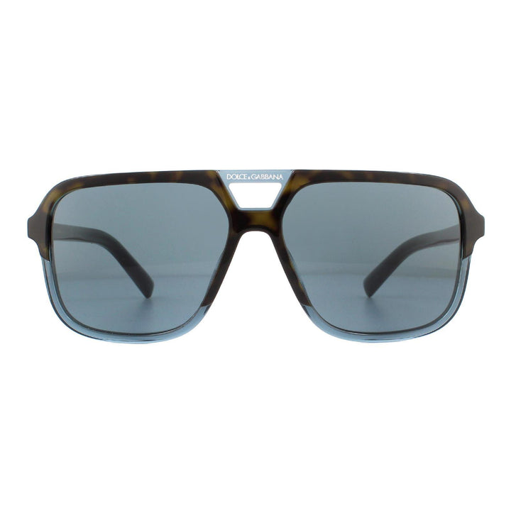 Dolce & Gabbana Sunglasses DG4354 320980 Havana Transparent Blue Brown Gradient