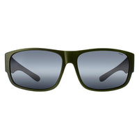 INVU Sunglasses E2601 E Matte Olive Metallic Grey Polarized