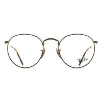 Ray-Ban Glasses Frames RX3447V Round Metal 2945 Polished Havana on Gold Men Women