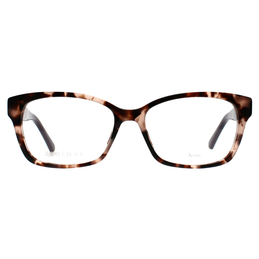 Jimmy Choo Glasses Frames JC270 65T Light Havana Burgundy Women