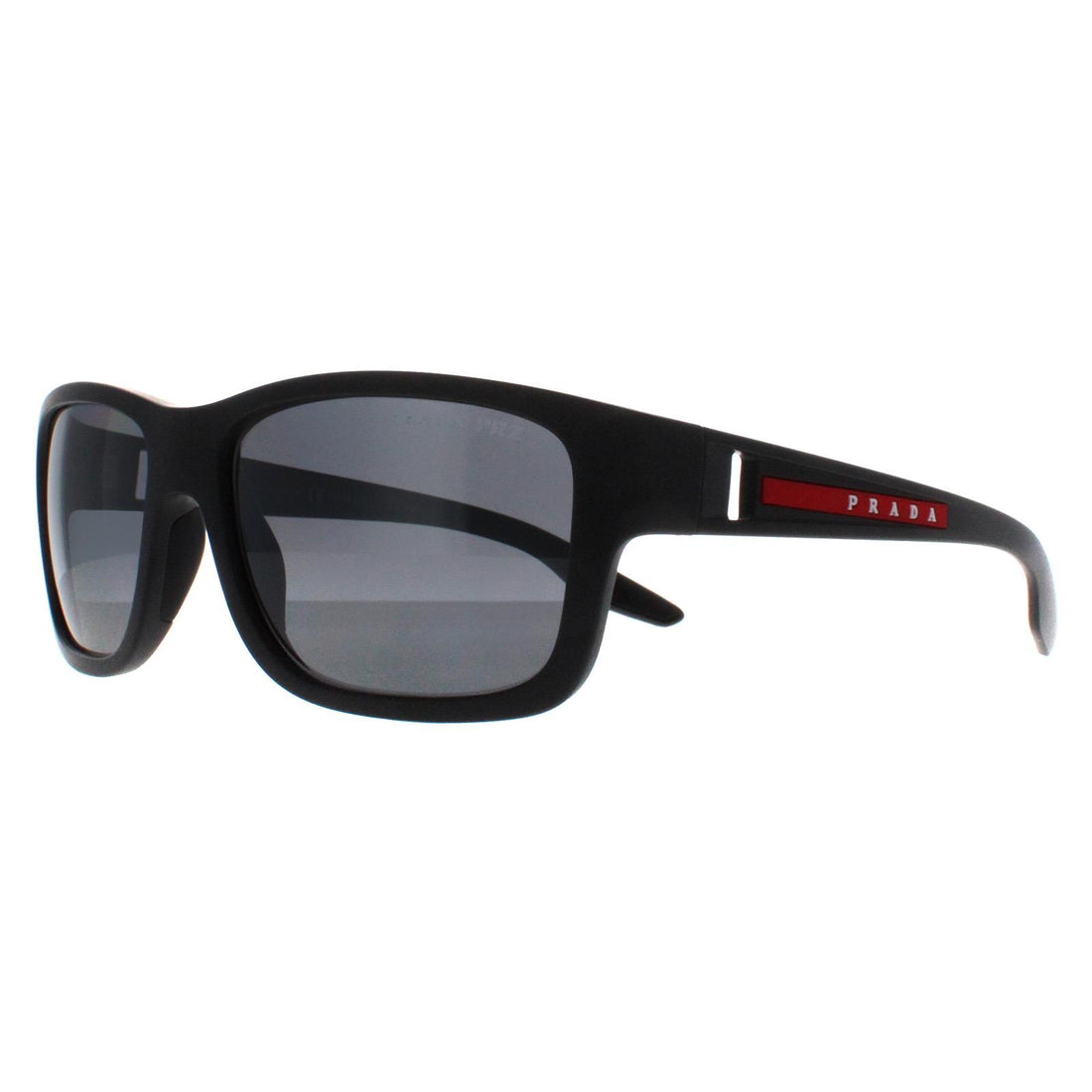sonnenbrille prada sport Prada Sport -Sonnenbrille PS01WS UFK07H Grey Rubber Dark Grey Silver Mirr – Reduzierte Sonnenbrillen