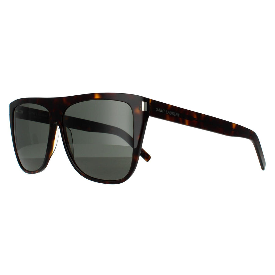 Saint Laurent Sunglasses SL 1 SLIM 002 Dark Havana Grey